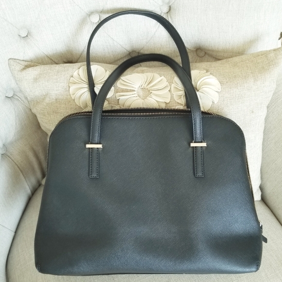 Kate Spade NY Cedar Street Maise Dome Satchel Shoulder Handbag Black Designer - Picture 4 of 16